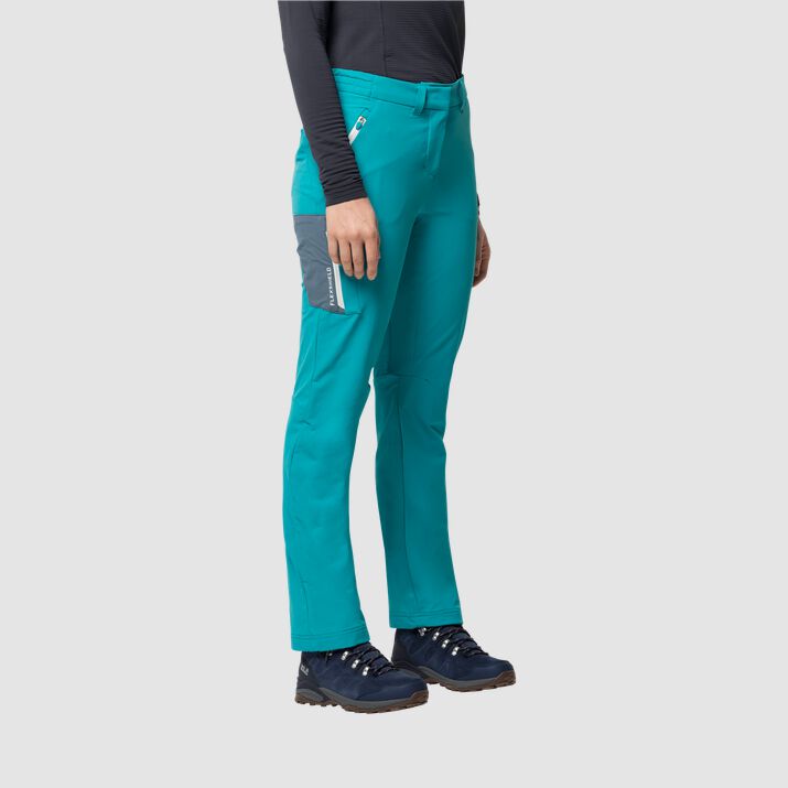 Pantalón Senderismo Jack Wolfskin Overland 2 Mujer Verdes Oscuro Mexico-5481239